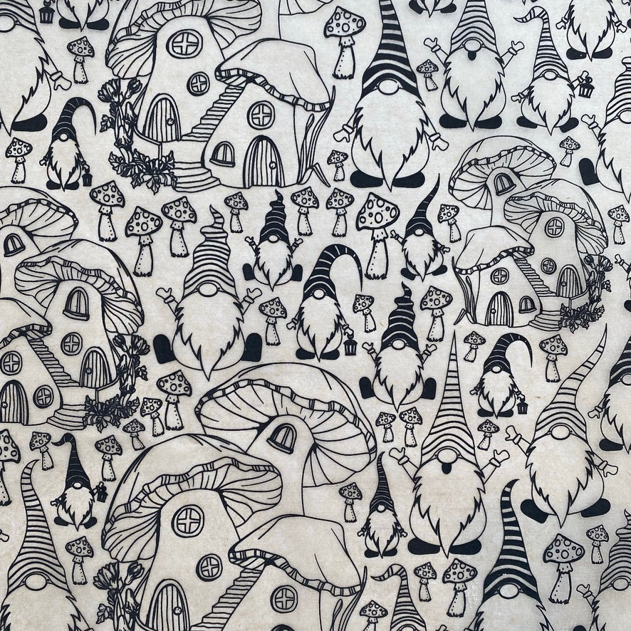 Gnomes - Underglaze Transfer Sheet