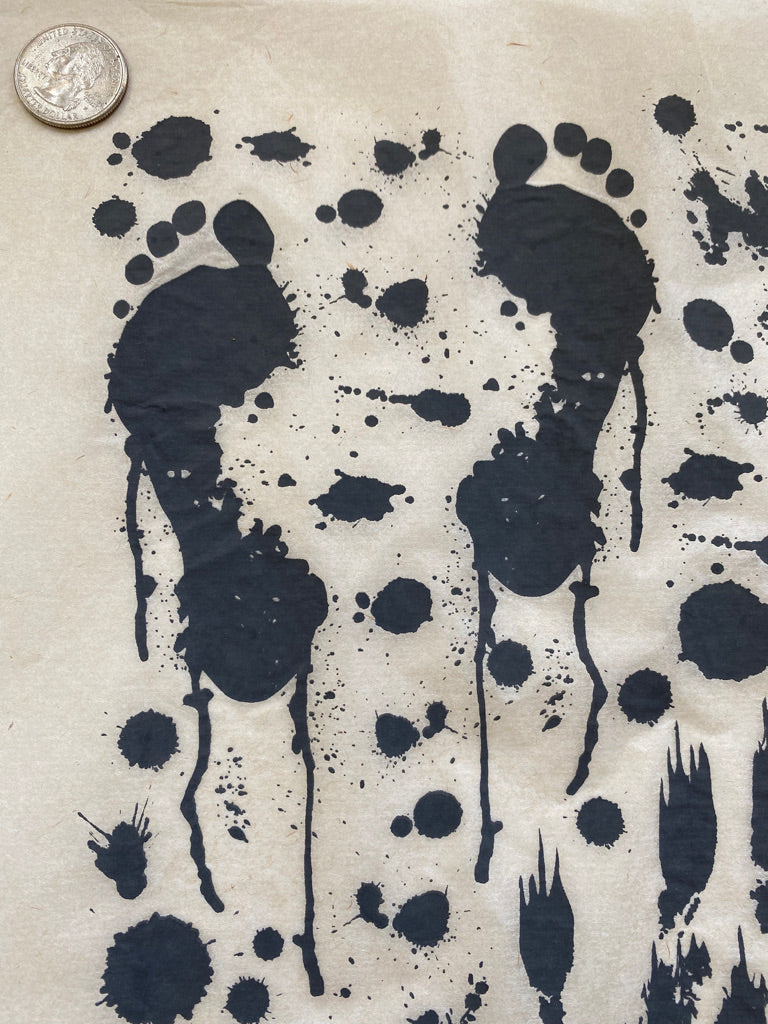 Blood Splatter - Underglaze Transfer Sheet