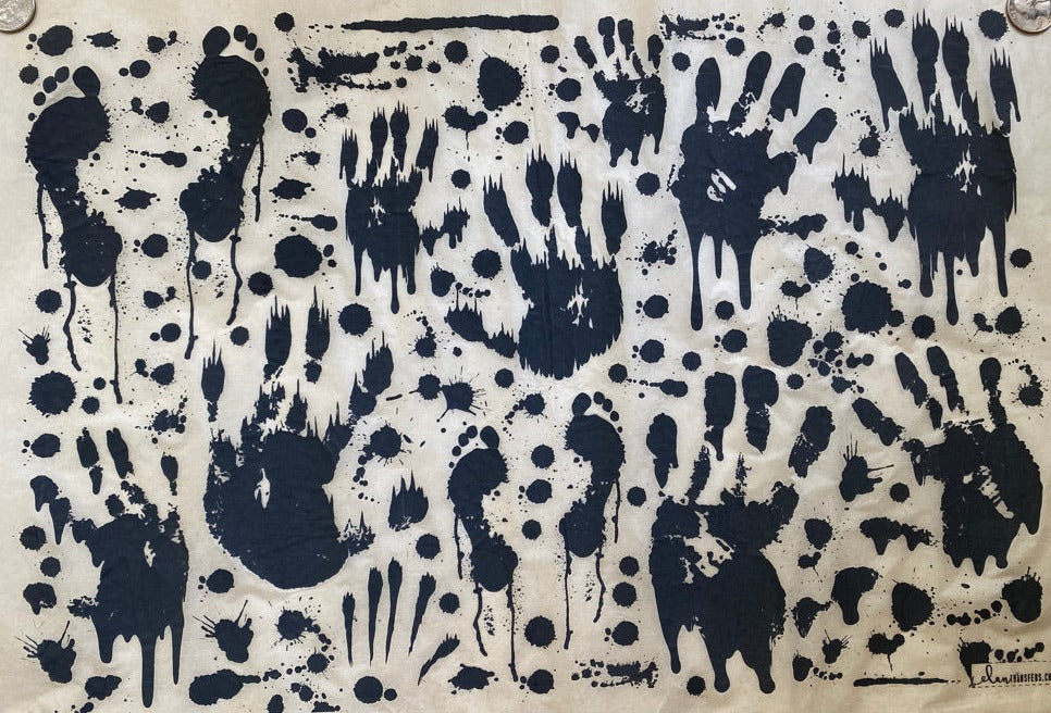 Blood Splatter - Underglaze Transfer Sheet