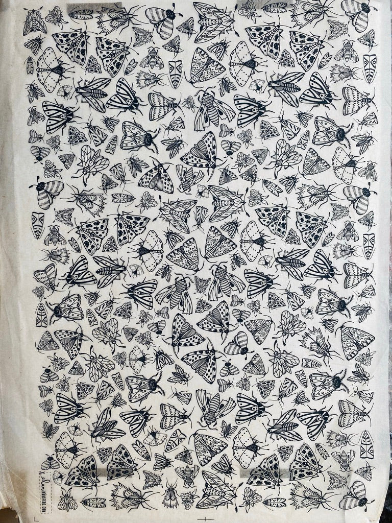Moths - Underglaze Transfer Sheet