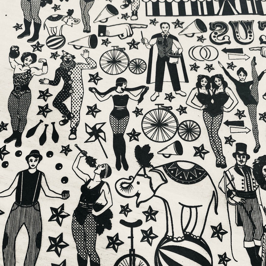 Circus - Underglaze Transfer Sheet