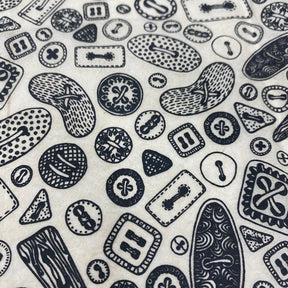 Buttons - Underglaze Transfer Sheet