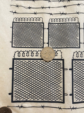 Barbed Wire - Underglaze Transfer Sheet