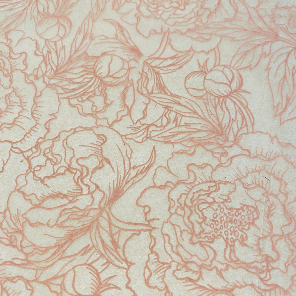 Peonies - Underglaze Transfer Sheet
