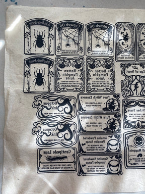 Apothecary Labels - Underglaze Transfer Sheet