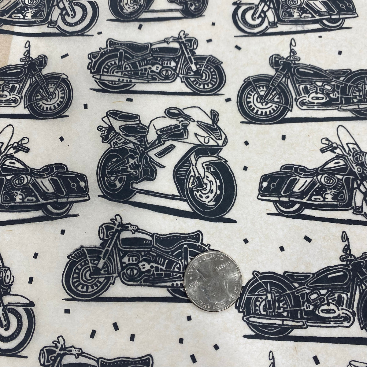 Motorcycles - Underglaze Transfer Sheet