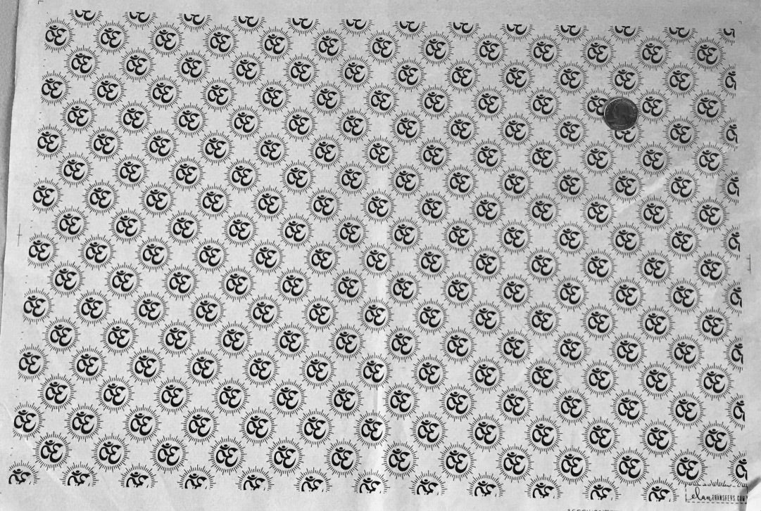 Om - Underglaze Transfer Sheet