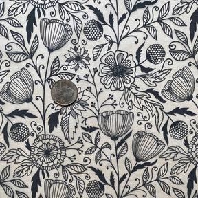 Flower Doodle - Underglaze Transfer Sheet