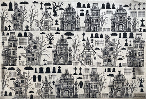Haunted House - Underglaze Transfer Sheet