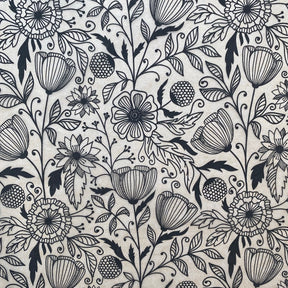 Flower Doodle - Underglaze Transfer Sheet