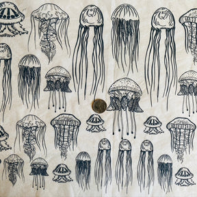 Jellyfish - Underglaze Transfer Sheet