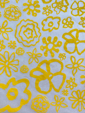 Ink Flower - Underglaze Transfer Sheet
