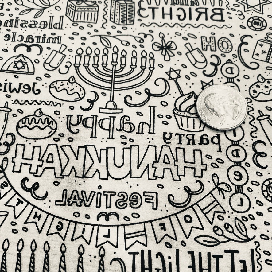 Hanukkah - Underglaze Transfer Sheet
