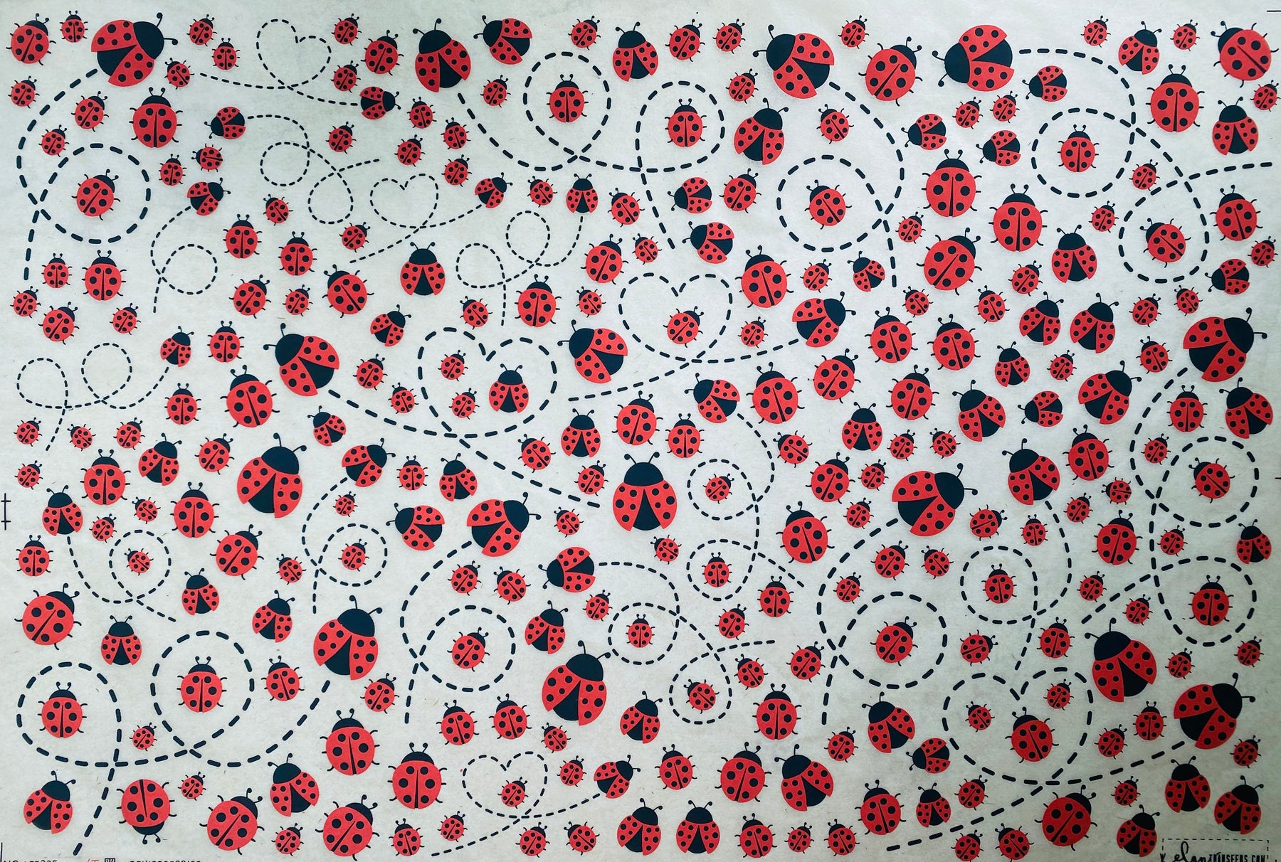 Lady Bugs - Underglaze Transfer Sheet