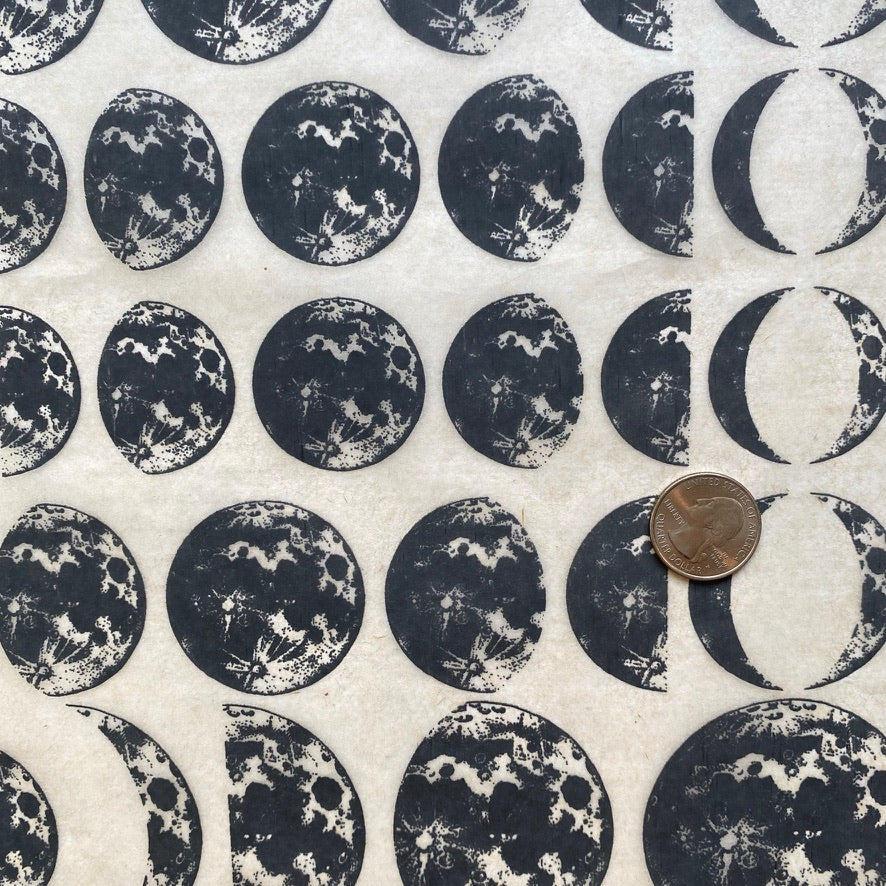 Moon Phases - Underglaze Transfer Sheet