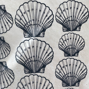 Shells Scallop - Underglaze Transfer Sheet