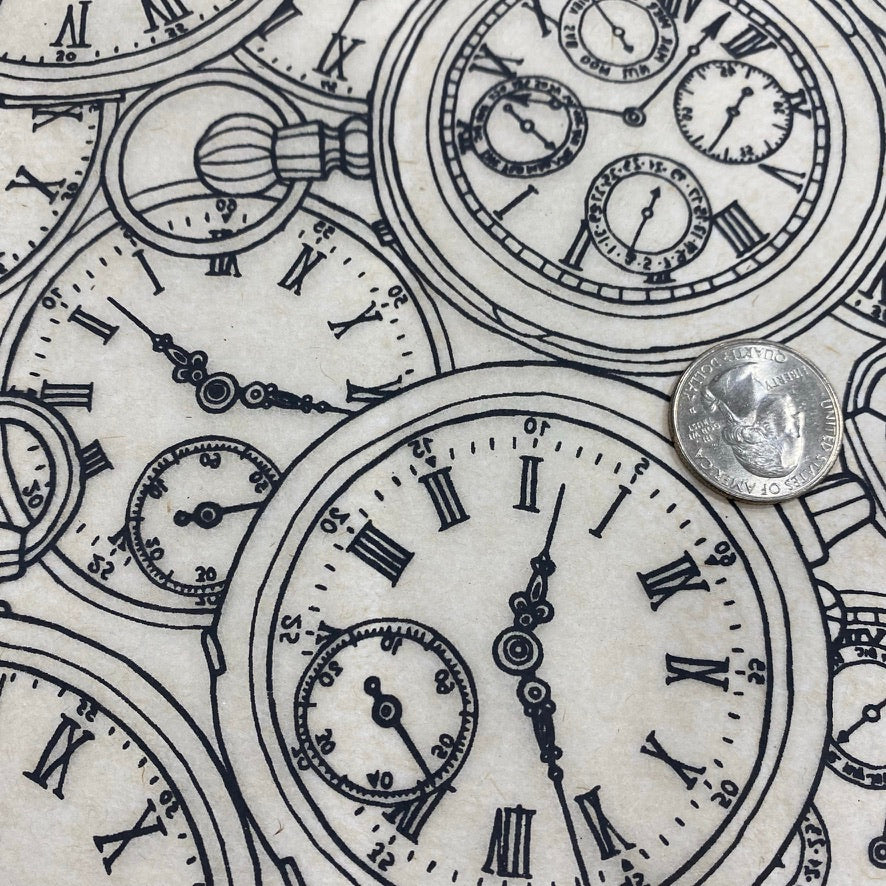 Clocks - Underglaze Transfer Sheet