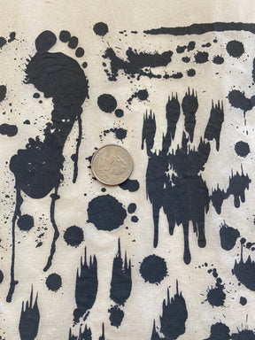 Blood Splatter - Underglaze Transfer Sheet