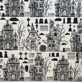 Haunted House - Underglaze Transfer Sheet