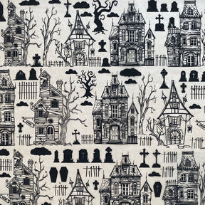 Haunted House - Underglaze Transfer Sheet