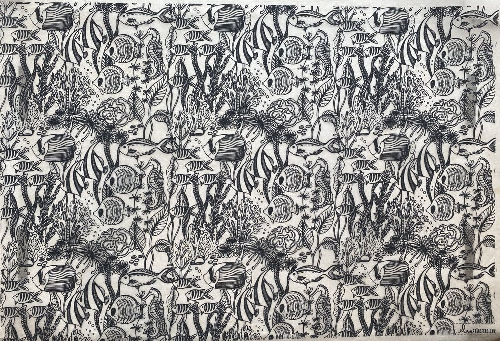 Under The Sea - Underglaze Transfer Sheet
