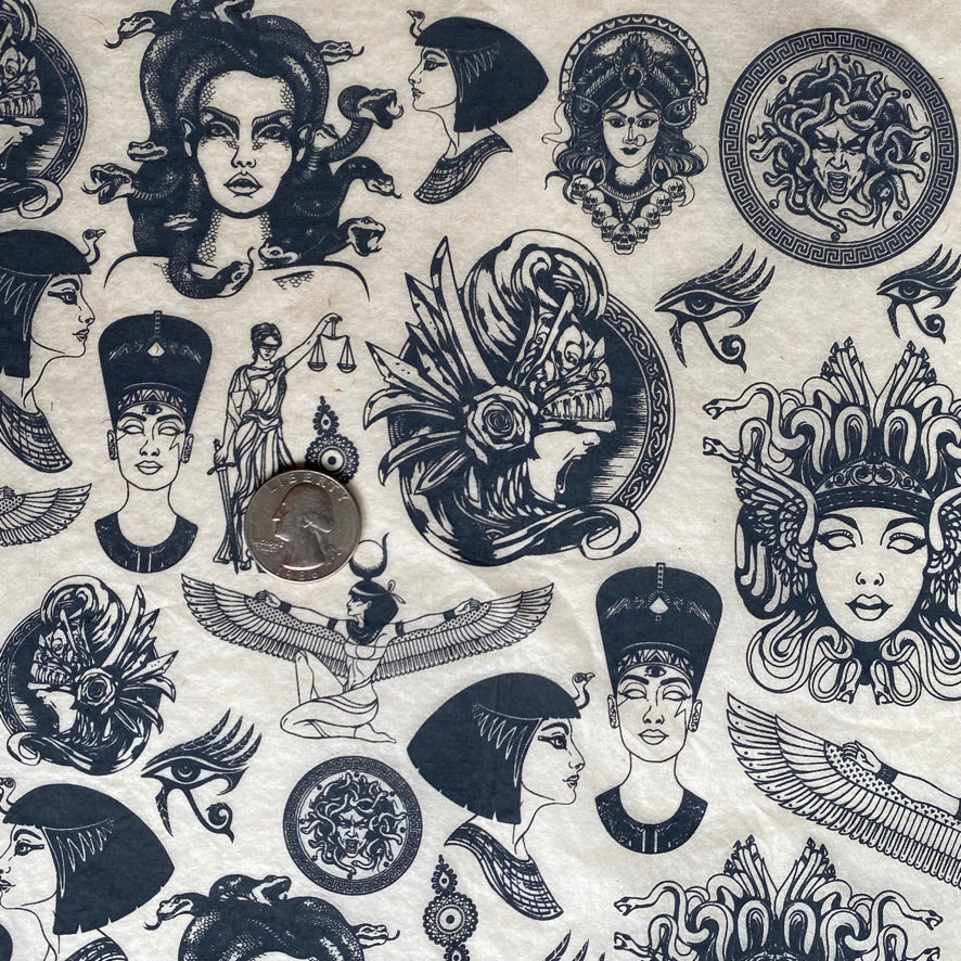 Mythological - Underglaze Transfer Sheet