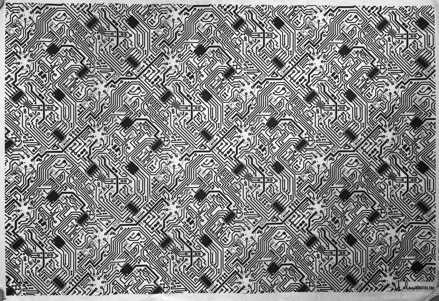 Motherboard - Underglaze Transfer Sheet