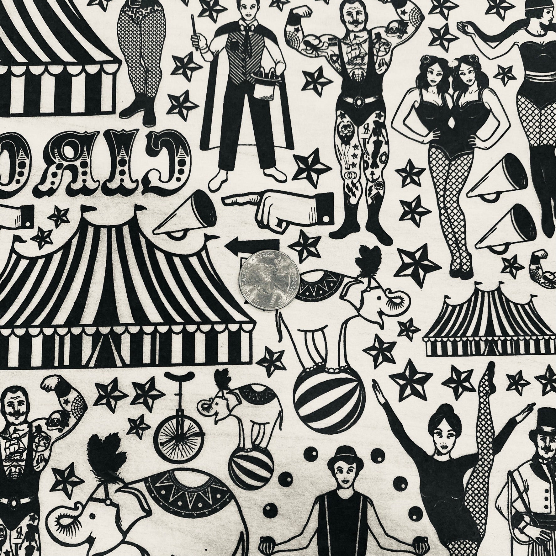 Circus - Underglaze Transfer Sheet