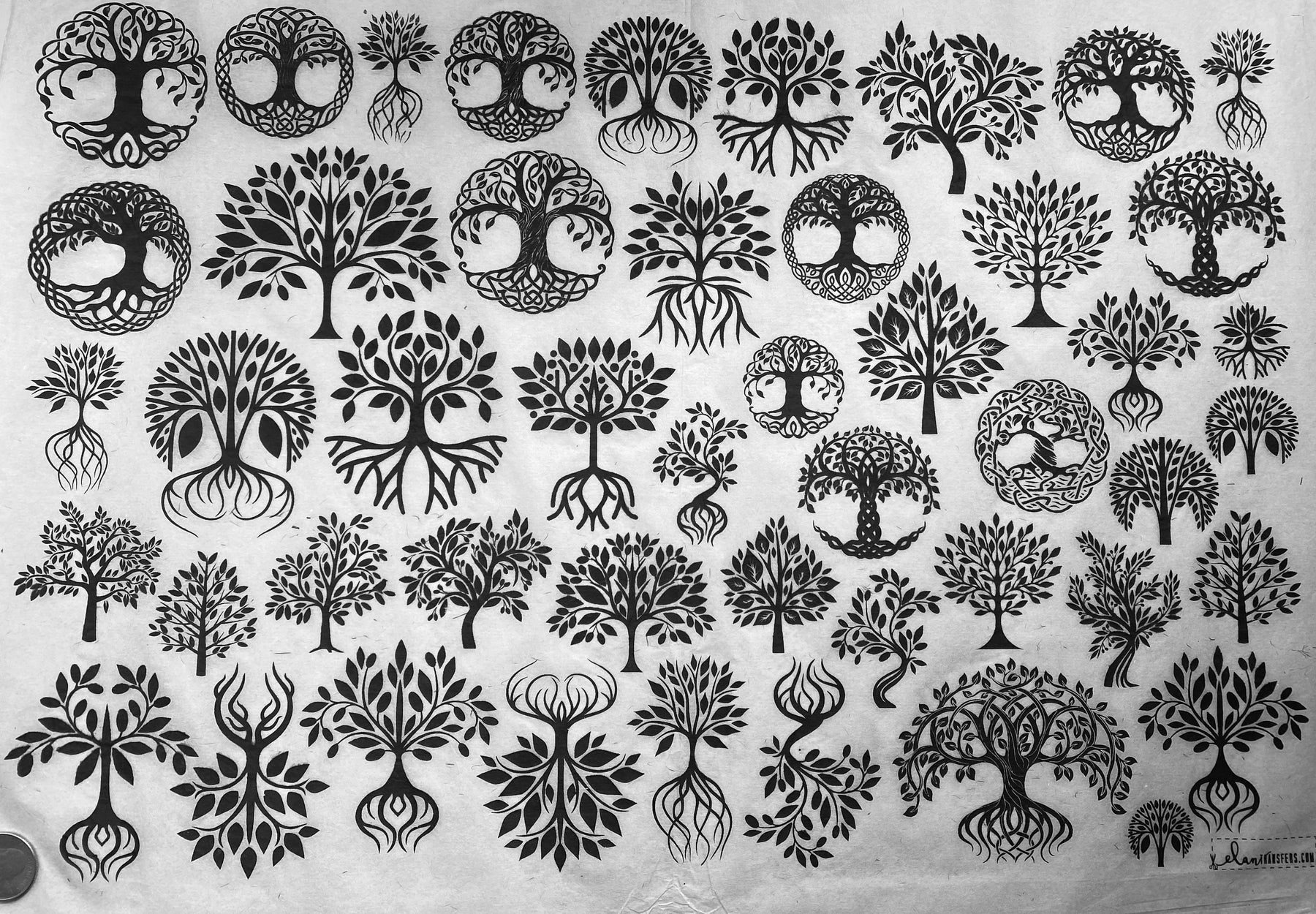 Yggdrasil - Underglaze Transfer Sheet