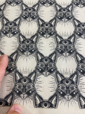 Cat Mystic - Underglaze Transfer Sheet