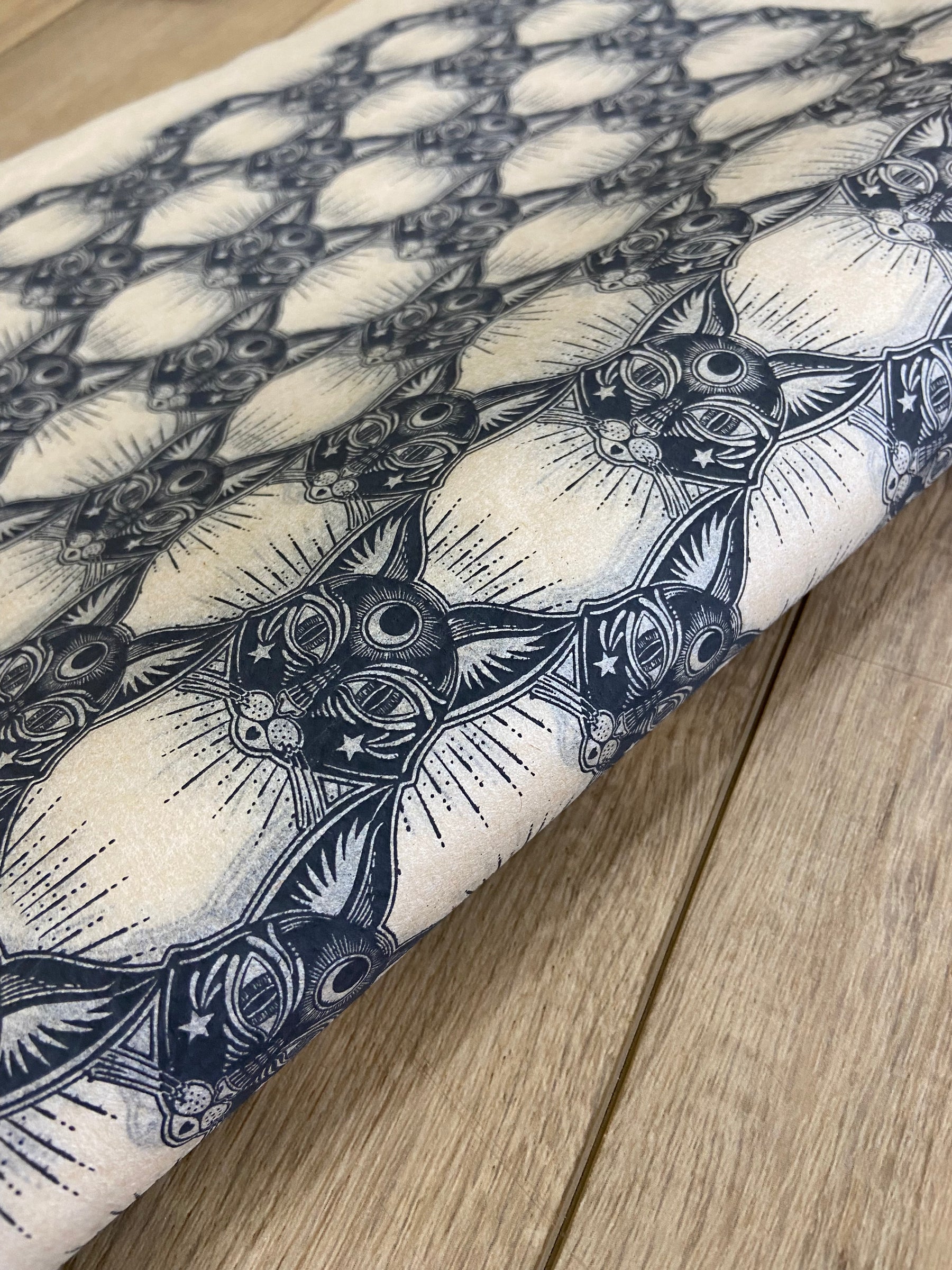 Cat Mystic - Underglaze Transfer Sheet