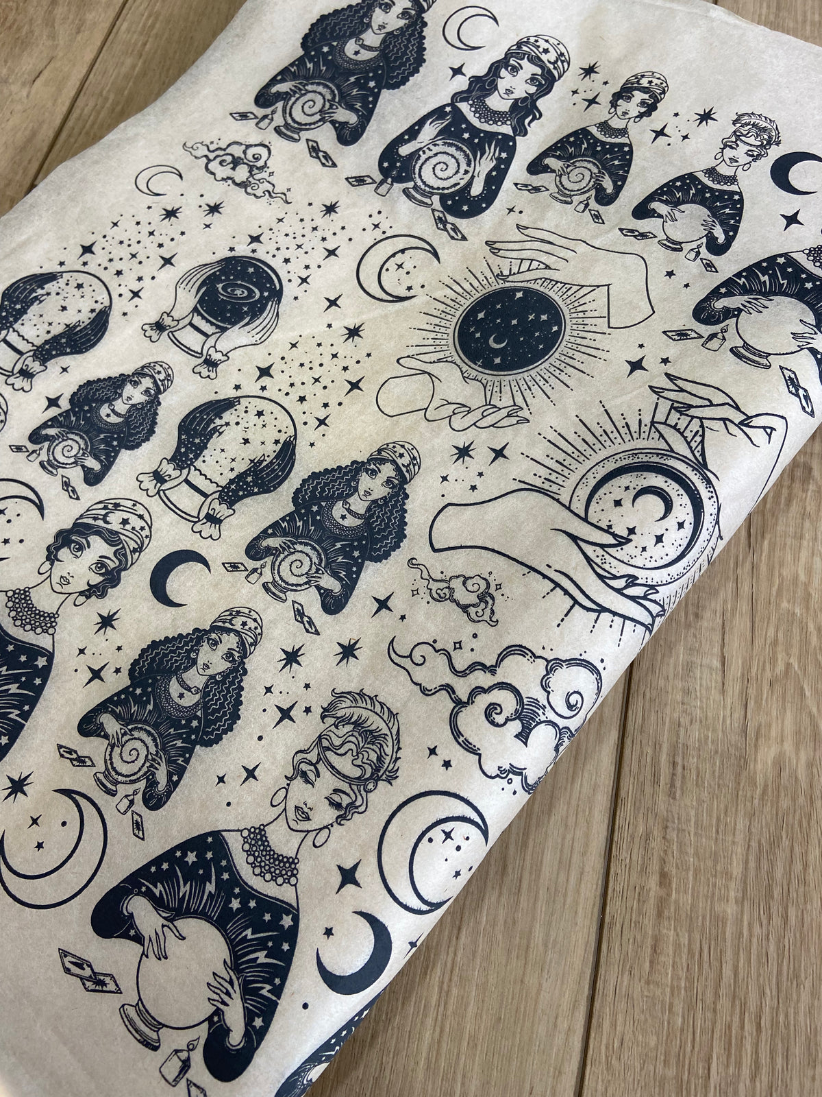 Fortune Teller - Underglaze Transfer Sheet