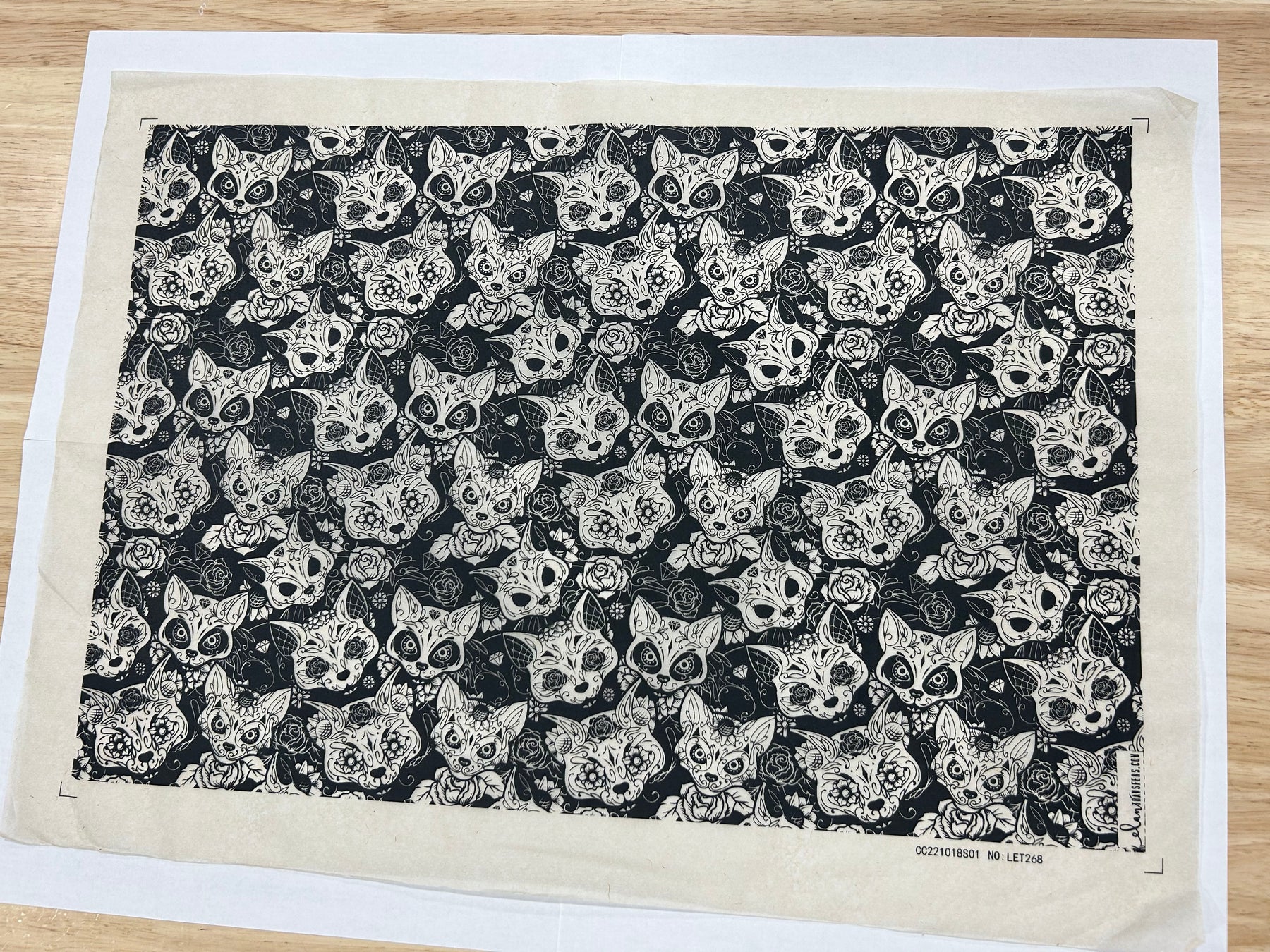 Sugar Cats - Underglaze Transfer Sheet