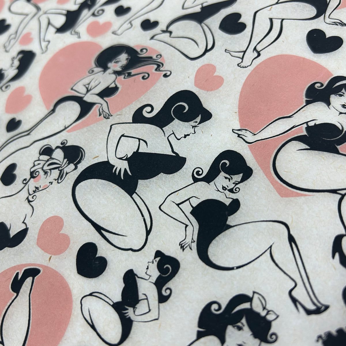 Pin Up - Underglaze Transfer Sheet