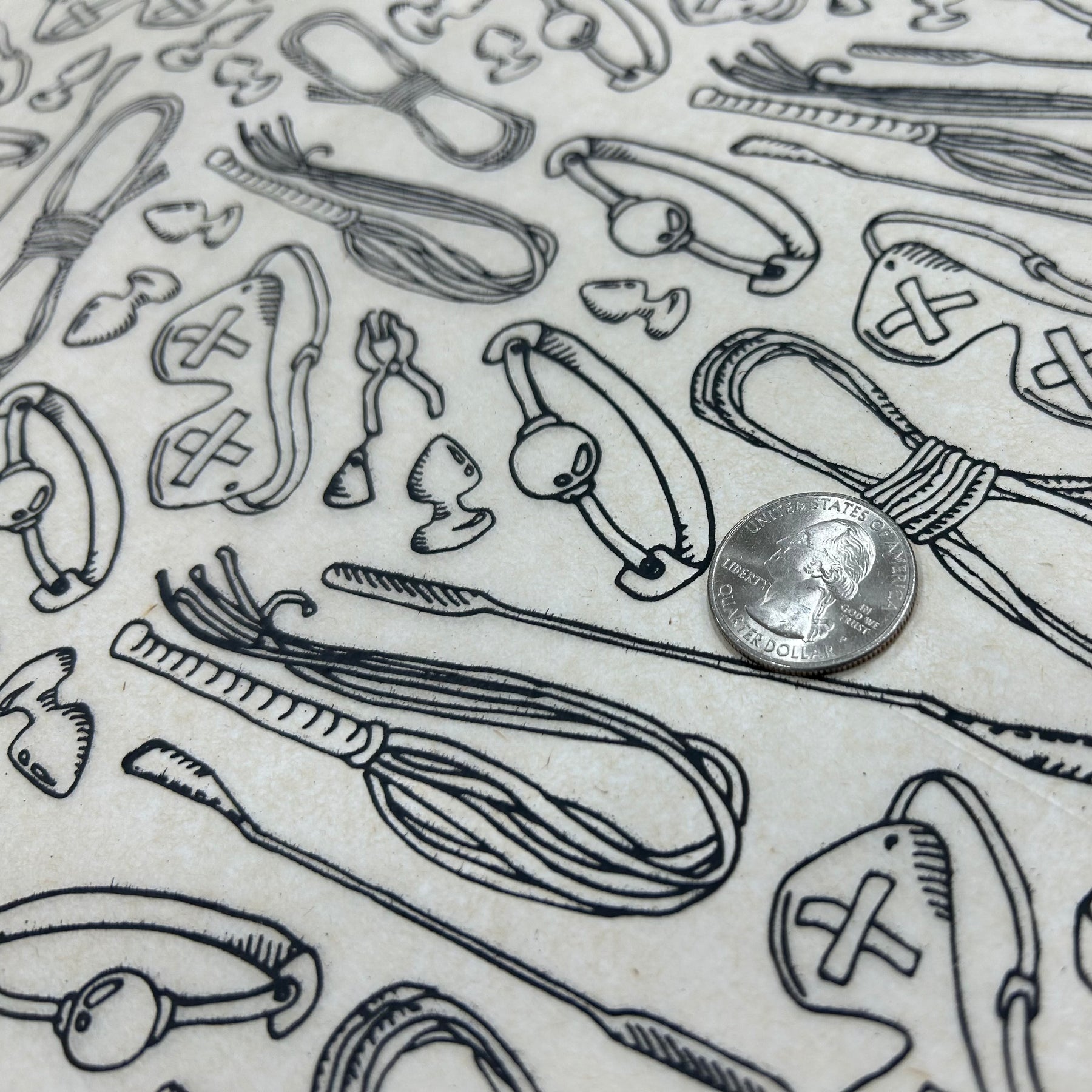 Bondage - Underglaze Transfer Sheet