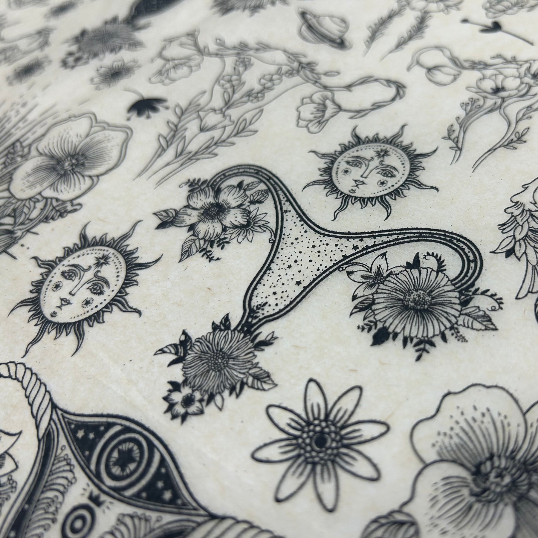 Floral Womb - Underglaze Transfer Sheet