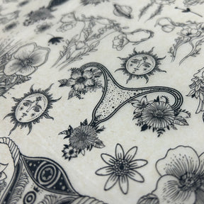 Floral Womb - Underglaze Transfer Sheet