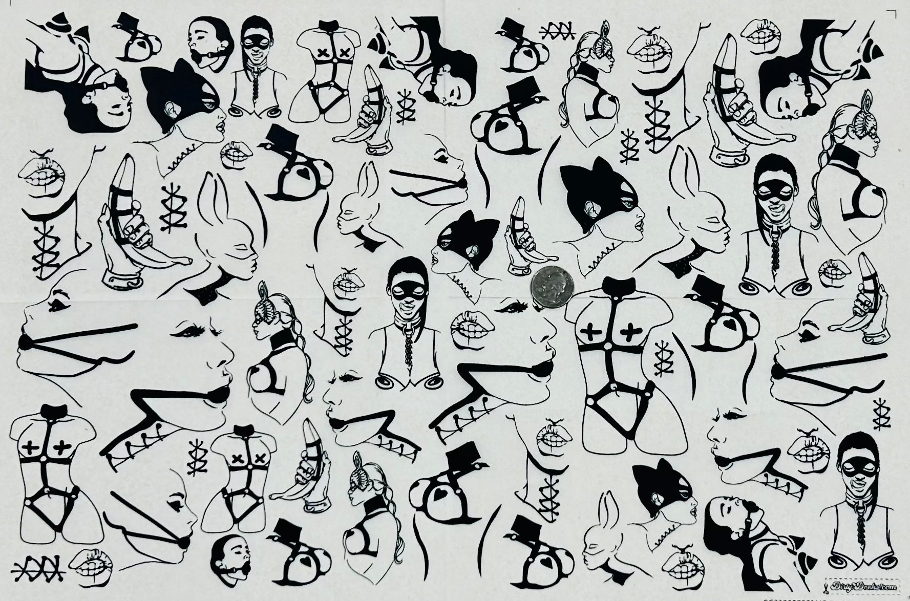 Gag Me - Underglaze Transfer Sheet