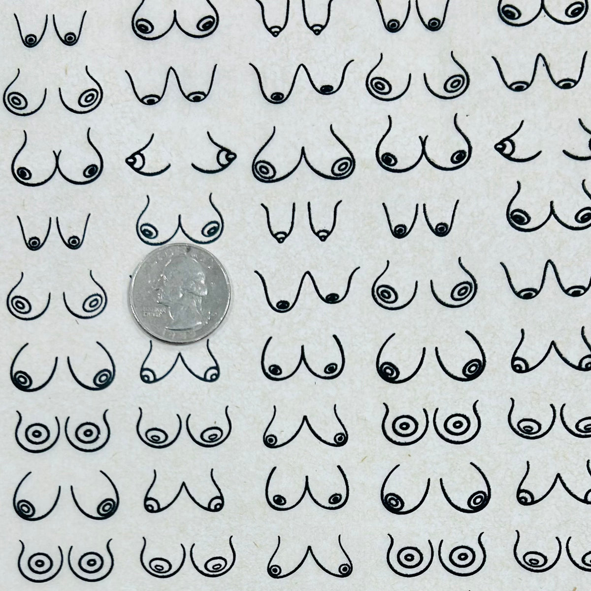 Boobies - Underglaze Transfer Sheet