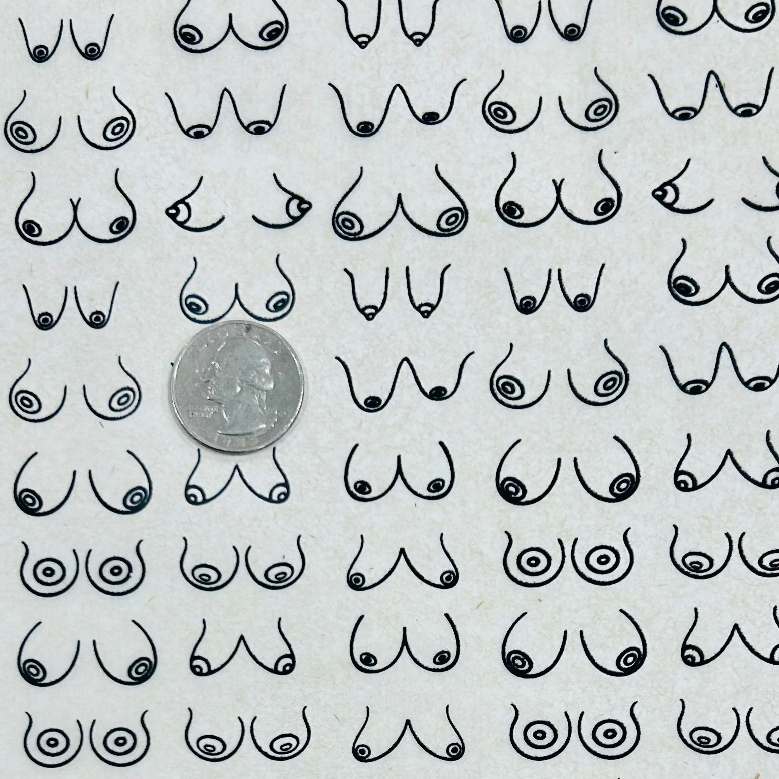 Boobies - Underglaze Transfer Sheet