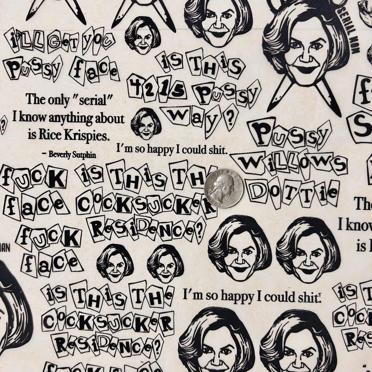 Serial Mom - Underglaze Transfer Sheet