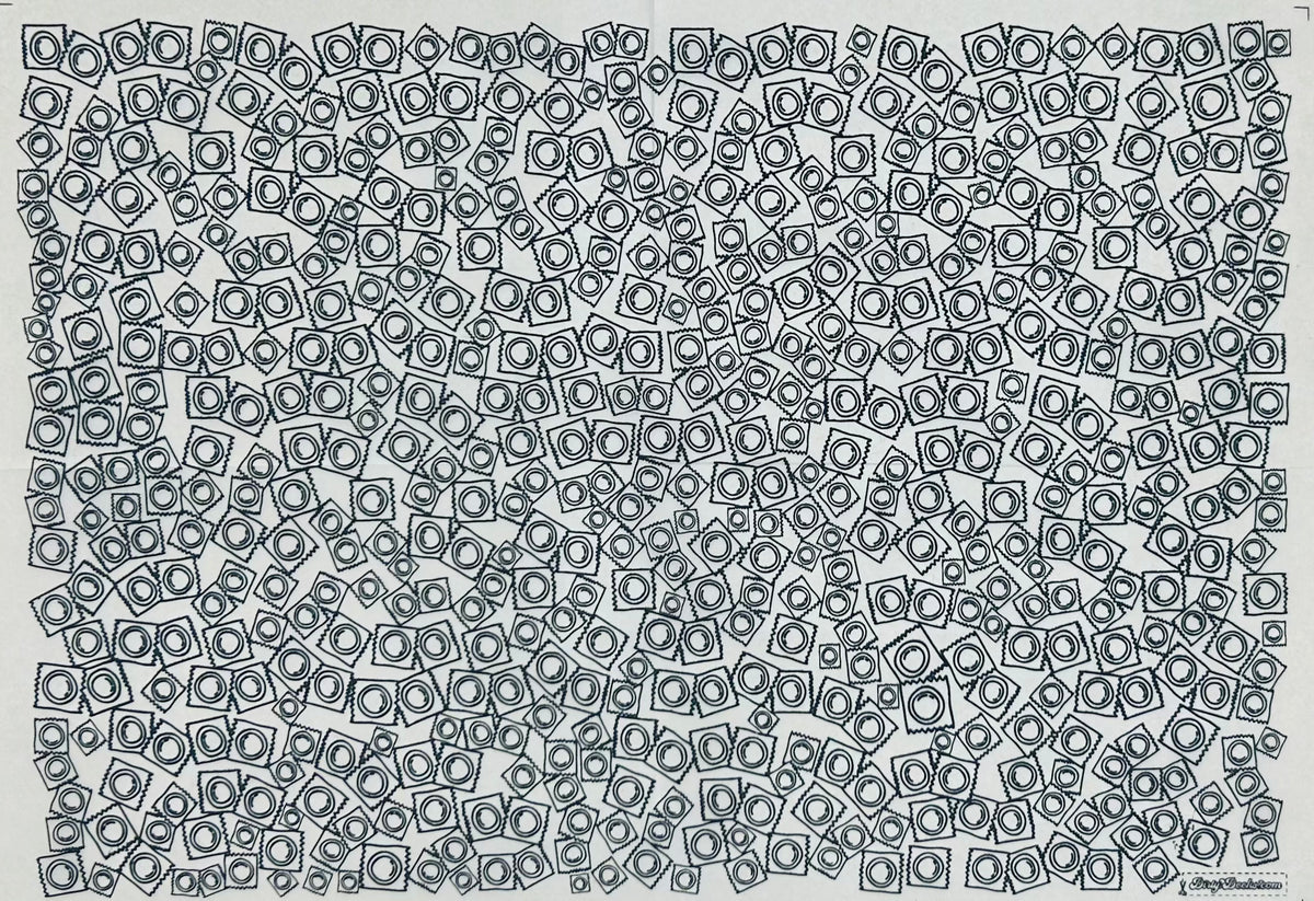 Condoms - Underglaze Transfer Sheet