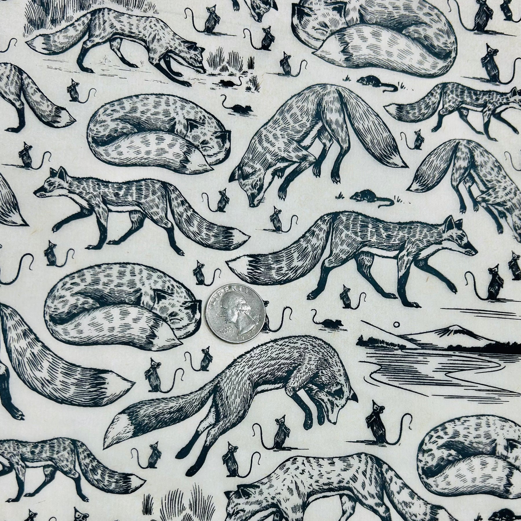 Foxy Loxy - Underglaze Transfer Sheet