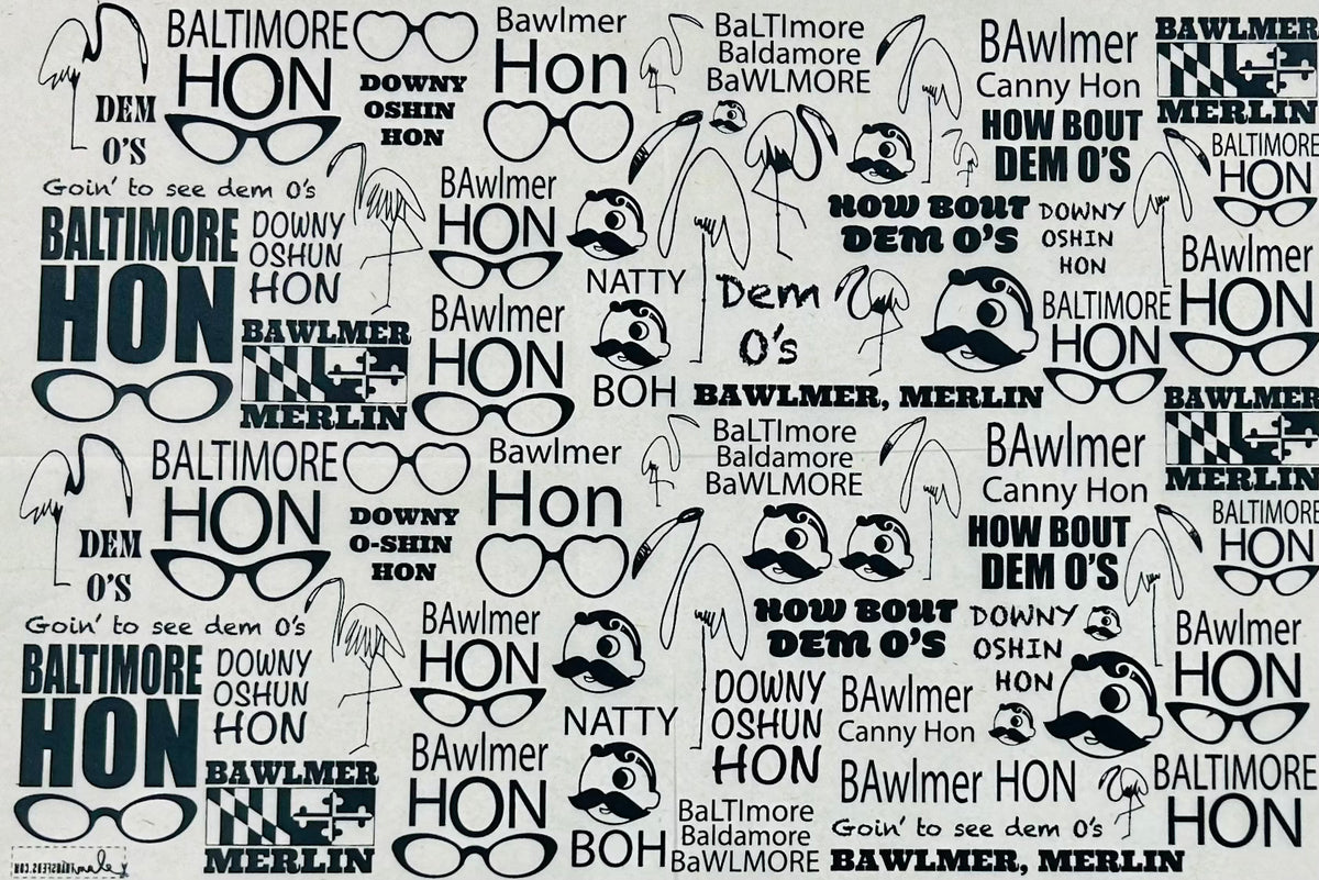 Baltimore Hon - Underglaze Transfer Sheet