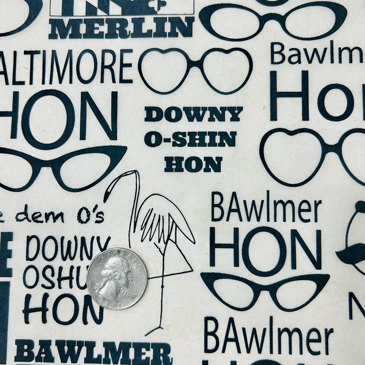 Baltimore Hon - Underglaze Transfer Sheet