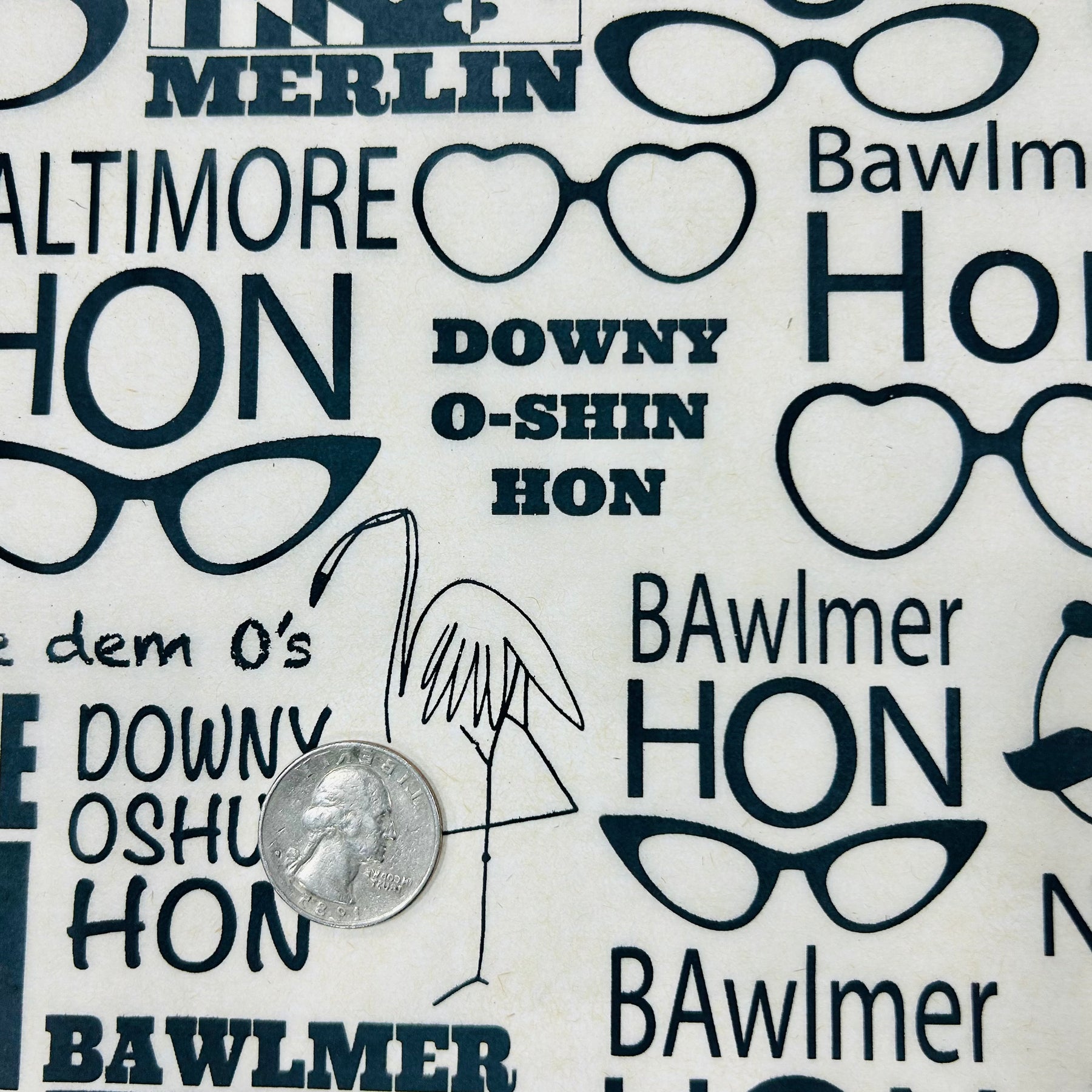 Baltimore Hon - Underglaze Transfer Sheet