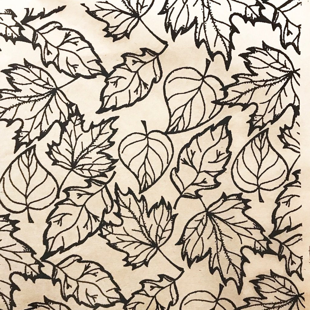 Fall Leaves - Underglaze Transfer Sheet