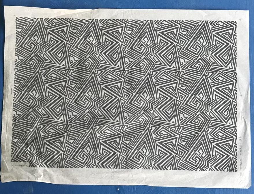 Labyrinth - Underglaze Transfer Sheet