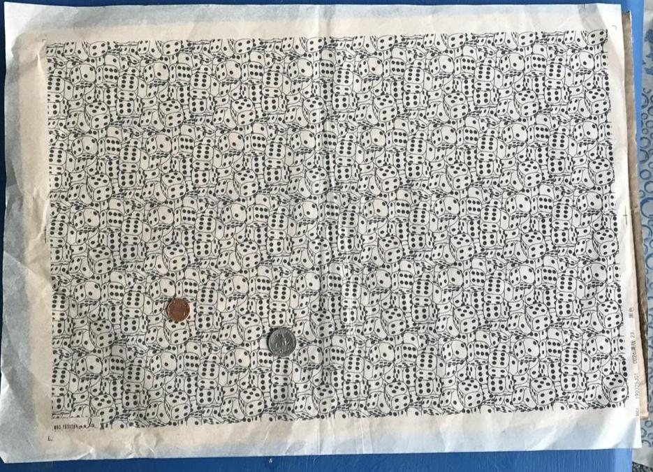 Dice - Underglaze Transfer Sheet