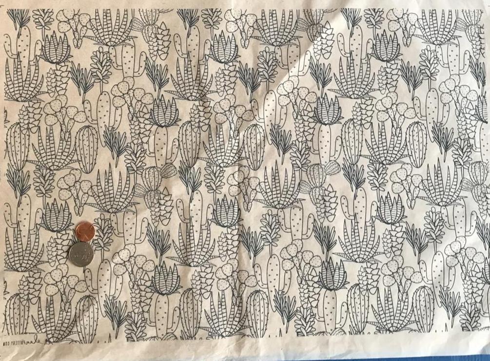 Cacti - Underglaze Transfer Sheet